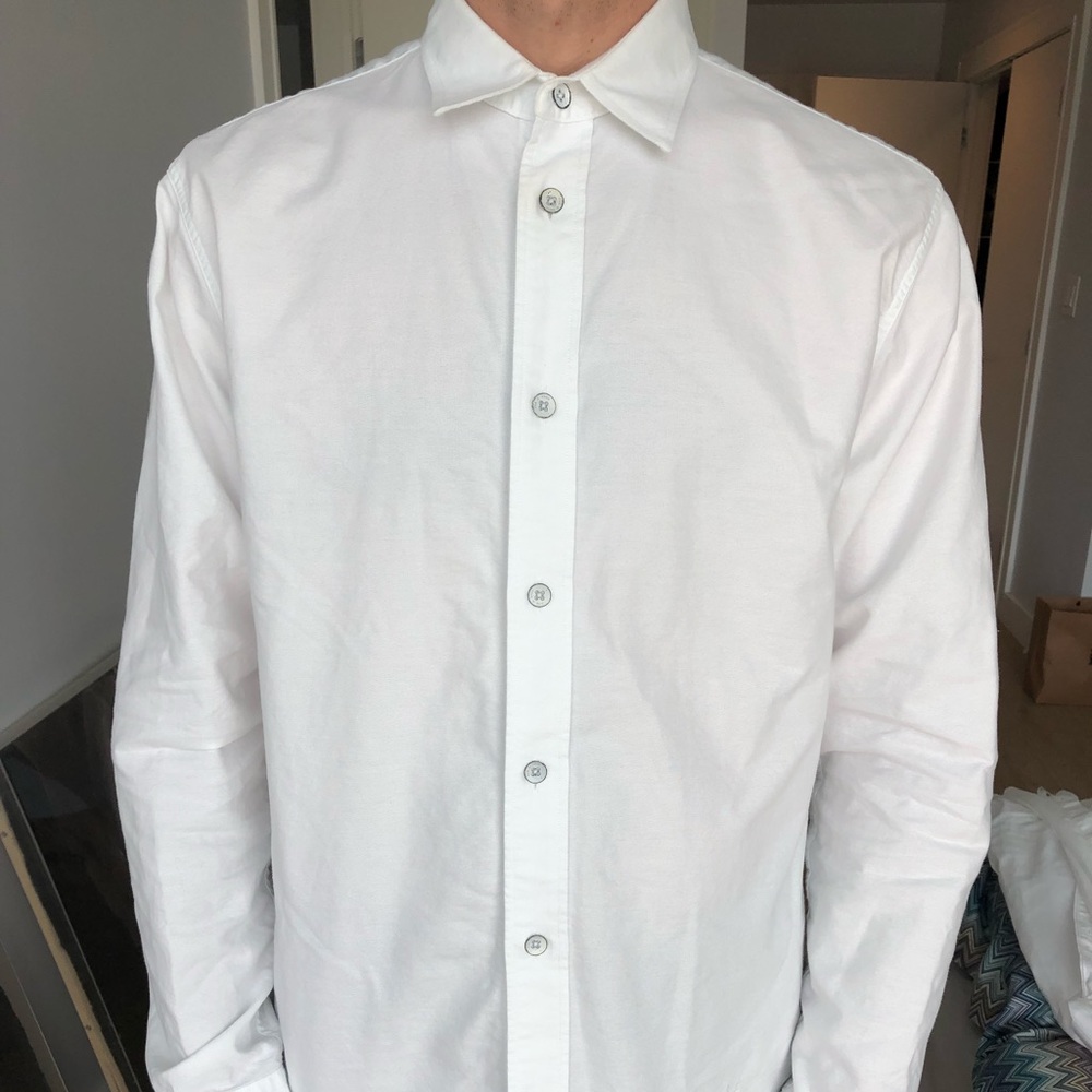 Rag & Bone White Men’s Button Down